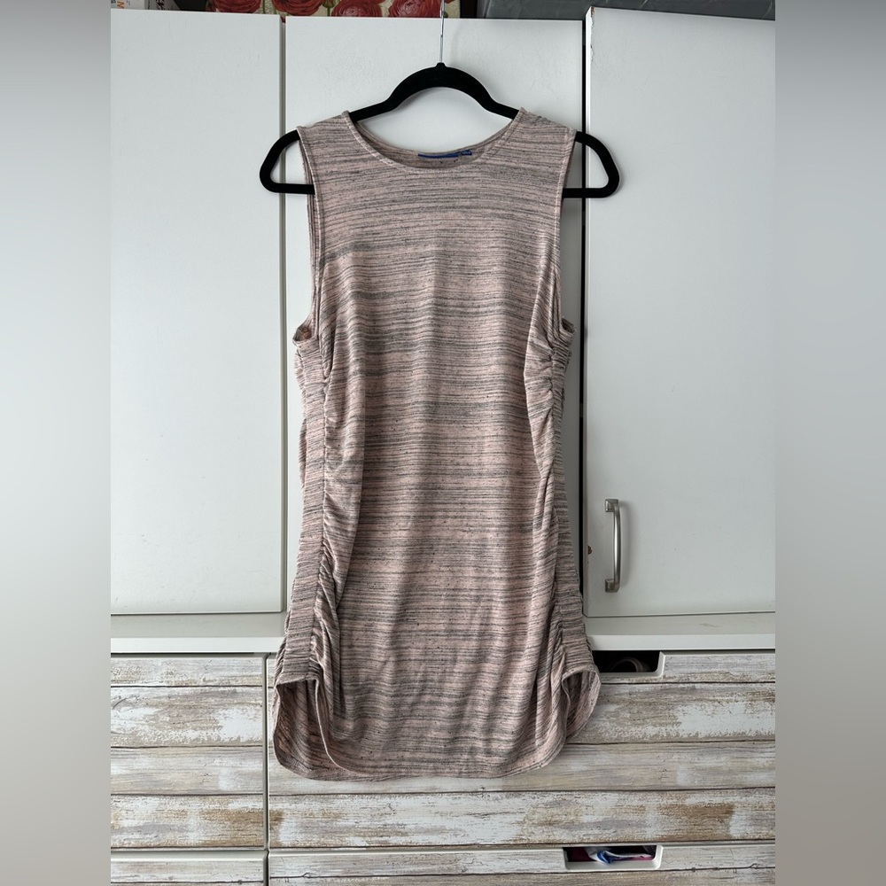 🤍 Apt. 9 Ruched Sleeveless Tunic Top Large